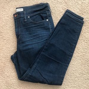 Madewell high rise skinny jeans